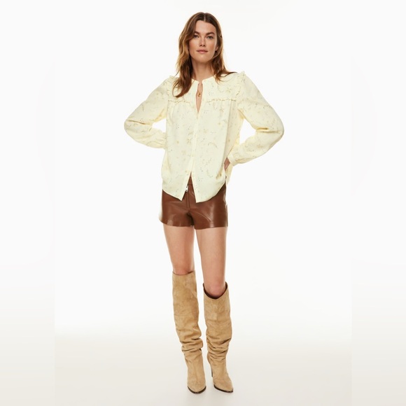 Aritzia Wilfred Nimbus Blouse Size Small - Picture 2 of 10